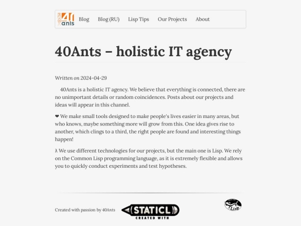 40ants.com
